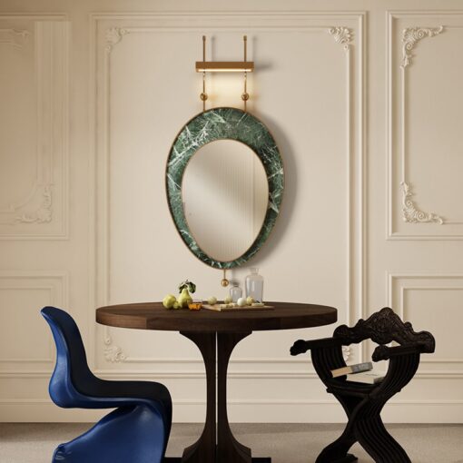 guong-decor-hinh-oval-sang-trong (4) Gương Decor Hình Oval Sang Trọng