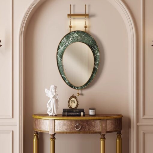 guong-decor-hinh-oval-sang-trong (5) Gương Decor Hình Oval Sang Trọng