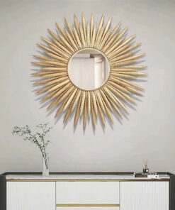 Gương Decor Mặt Trời Vàng Rực Rỡ