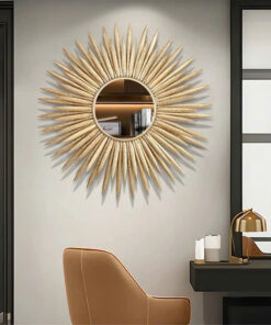 Gương Decor Mặt Trời Vàng Rực Rỡ