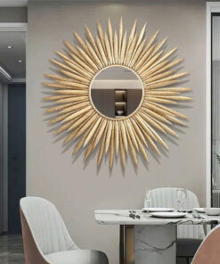 Gương Decor Mặt Trời Vàng Rực Rỡ