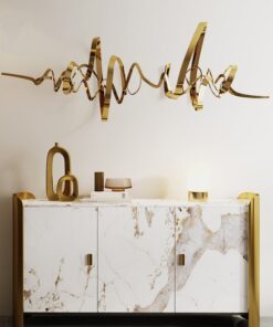 Phù Điêu Kim Loại Dải Sóng Nghệ Thuật