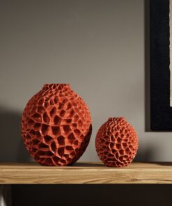 Bình Hoa Gốm Vân Tổ Ong