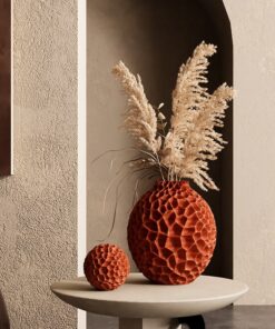 Bình Hoa Gốm Vân Tổ Ong