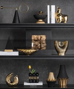 Bộ Decor trang trí kệ tủ sang trọng