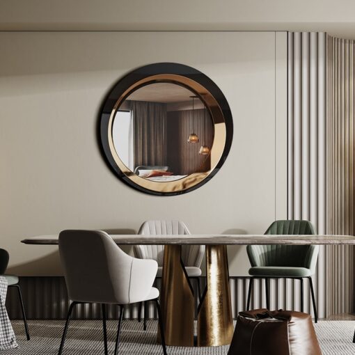 guong-tron-hien-dai (1) Gương Tròn Hiện Đại Decor Sang Trọng