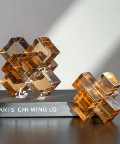 Tượng Khối Lập Phương Pha Lê