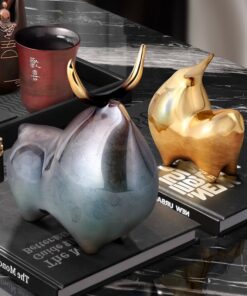 Tượng Trâu Hưng Thịnh Trừu Tượng