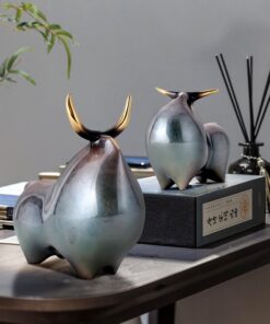 Tượng Trâu Hưng Thịnh Trừu Tượng