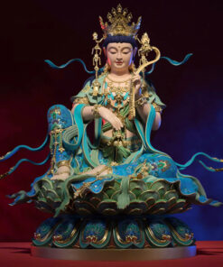 Tượng Văn Thù Trí Tuệ Và Phổ Hiền Hạnh Nguyện