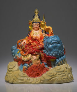 Tượng Văn Thù Và Phổ Hiền Bồ Tát