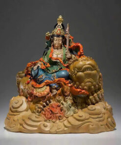 Tượng Văn Thù Và Phổ Hiền Bồ Tát