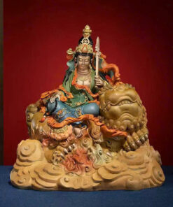 Tượng Văn Thù Và Phổ Hiền Bồ Tát