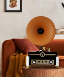 Mô Hình Máy Hát Đĩa Cổ Điển