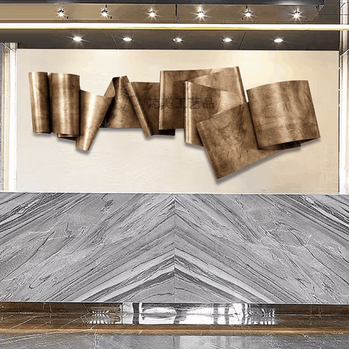 tranh-sat-3d-gap-nep-truu-tuong (2) Tranh Sắt 3D Gấp Nếp Trừu Tượng