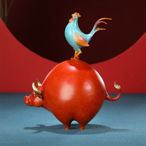 tuong-bo-va-ga-don-tai-loc (4) Tượng Bò và Gà Đón Tài Lộc