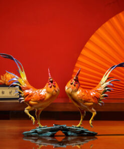 Tượng Gà Trống Mạnh Mẽ Phát Tài
