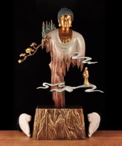 Tượng Phật Thích Ca Từ Bi Hòa Quyện Mây