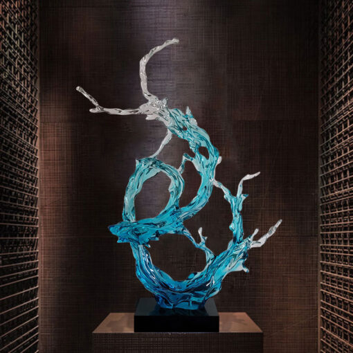 tuong-song-nuoc-pha-le-nghe-thuat (2) Tượng Sóng Nước Pha Lê Nghệ Thuật