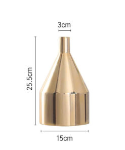 Bộ Lọ Hoa Gốm Mạ Vàng Kiểu Dáng Hiện Đại