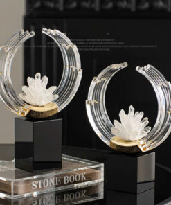 Mô Hình Decor Vầng Trăng Tinh Thể