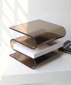 Kệ Để Tạp Chí Acrylic Kiểu Dáng Uốn Lượn