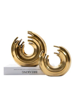 Khối Decor Vòng Xoáy Ánh Kim Đẳng Cấp