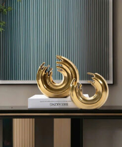 Khối Decor Vòng Xoáy Ánh Kim Đẳng Cấp