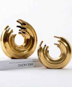 Khối Decor Vòng Xoáy Ánh Kim Đẳng Cấp