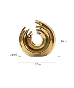 Khối Decor Vòng Xoáy Ánh Kim Đẳng Cấp