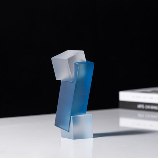 Mô Hình Pha Lê Xanh Hình Khối Độc Đáo Mô Hình Pha Lê Xanh Hình Khối Độc Đáo