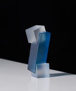 Mô Hình Pha Lê Xanh Hình Khối Độc Đáo