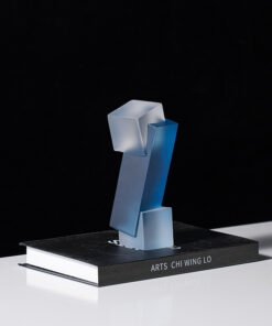 Mô Hình Pha Lê Xanh Hình Khối Độc Đáo