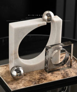 Mô Hình Trang Trí Hình Học Đá Và Pha Lê