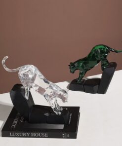 Mô Hình Báo Pha Lê Sang Trọng