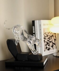 Mô Hình Báo Pha Lê Sang Trọng