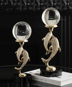 Tượng Cá Heo Pha Lê Lấp Lánh Đẹp Mắt