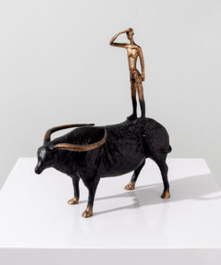 Tượng Cậu Bé Trên Lưng Trâu Tinh Xảo