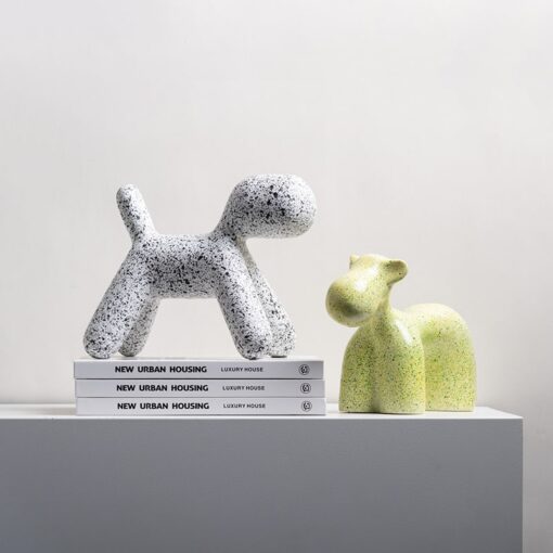 tuong-cho-nghe-thuat-toi-gian (3) Tượng Chó Phong Cách Đơn Giản