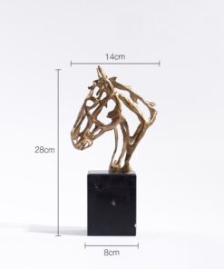 Tượng Đầu Ngựa Khung Kim Loại Nghệ Thuật Cách Tân