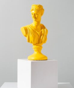 Tượng Bán Thân Hy Lạp Màu Sắc Tươi Mới
