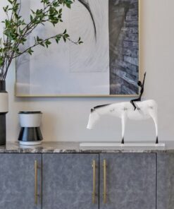 Tượng Nghệ Thuật Cưỡi Ngựa Phóng Khoáng