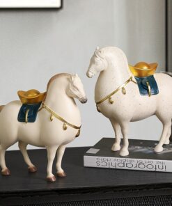 Tượng Ngựa Phong Thủy Kim Nguyên Bảo