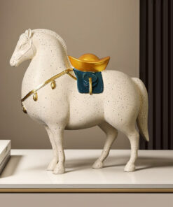 Tượng Ngựa Phong Thủy Kim Nguyên Bảo