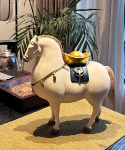 Tượng Ngựa Phong Thủy Kim Nguyên Bảo