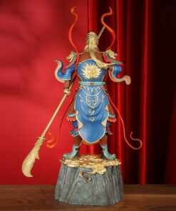 Tượng Quan Công Cầm Đao Đứng Trấn Phong Thủy