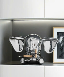 Tượng Voi Phong Cách Hiện Đại Kèm Khay Đựng Đồ