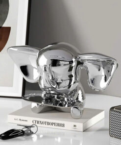 Tượng Voi Phong Cách Hiện Đại Kèm Khay Đựng Đồ