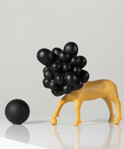 Tượng Chó Bong Bóng Đột Phá Vui Nhộn