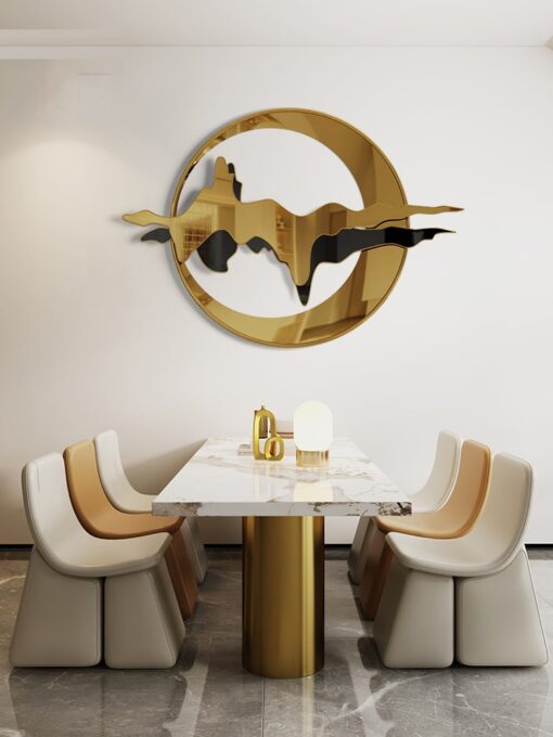 Phù Điêu 3D Trăng Núi Vàng Son Phù Điêu 3D Trăng Núi Vàng Son